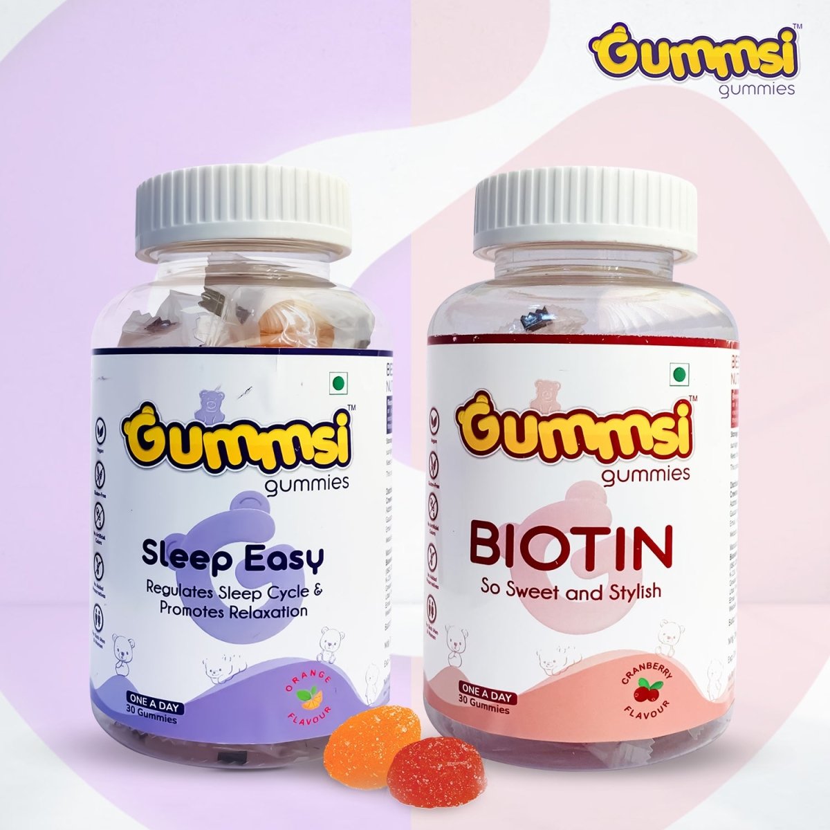 Sleep Easy + Biotin Gummies