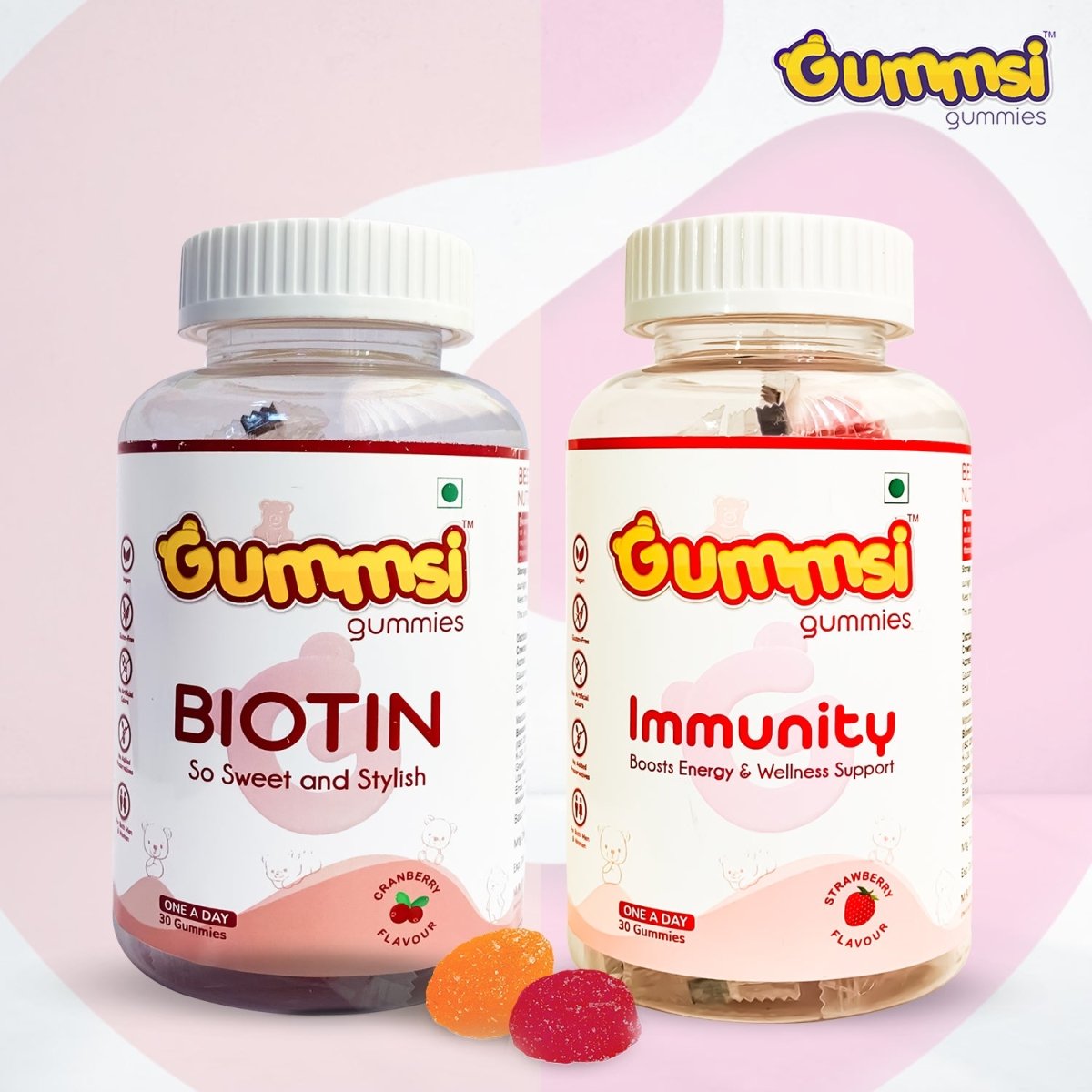 Biotin + Immunity Gummies - Gummsi