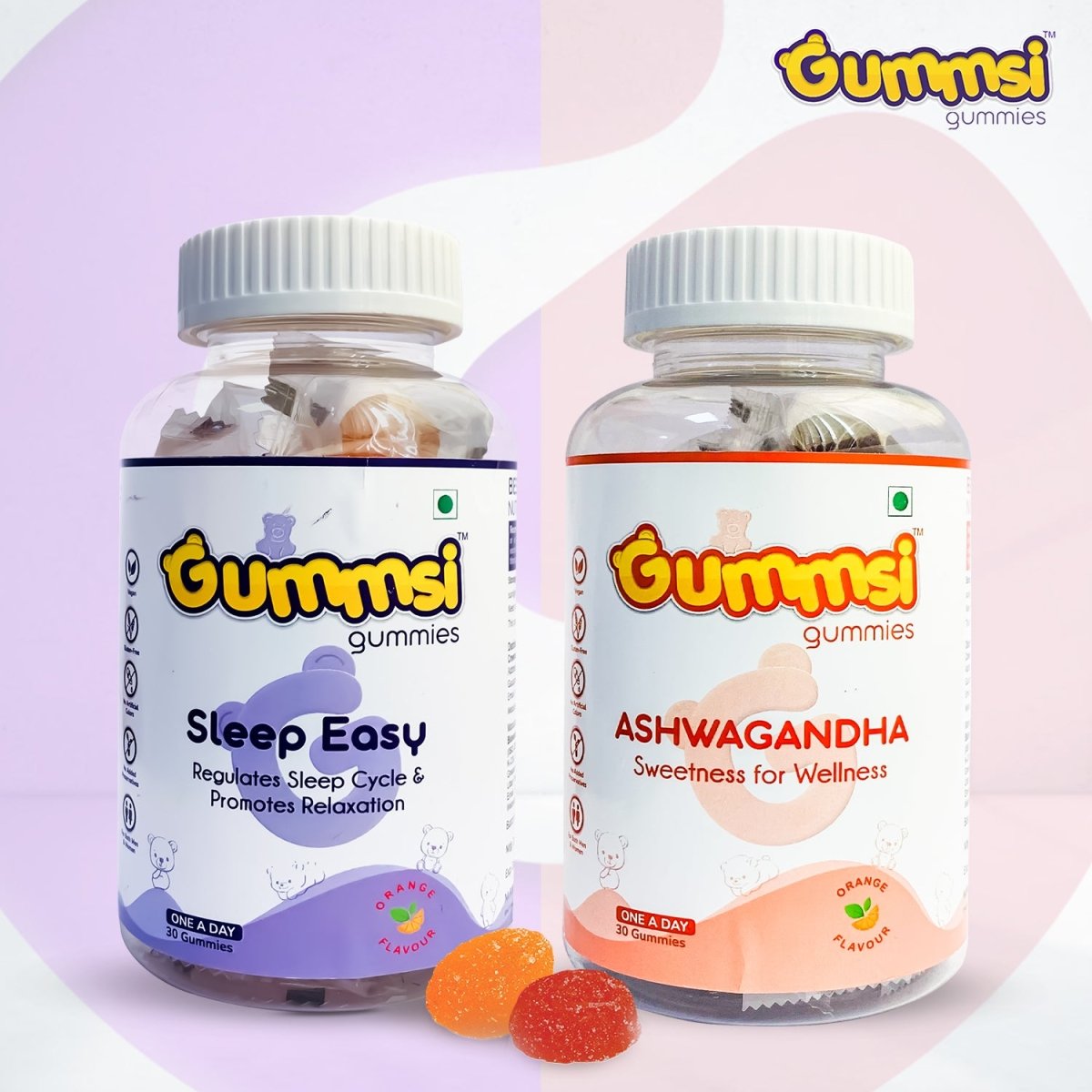 Sleep Easy + Ashwagandha Gummies