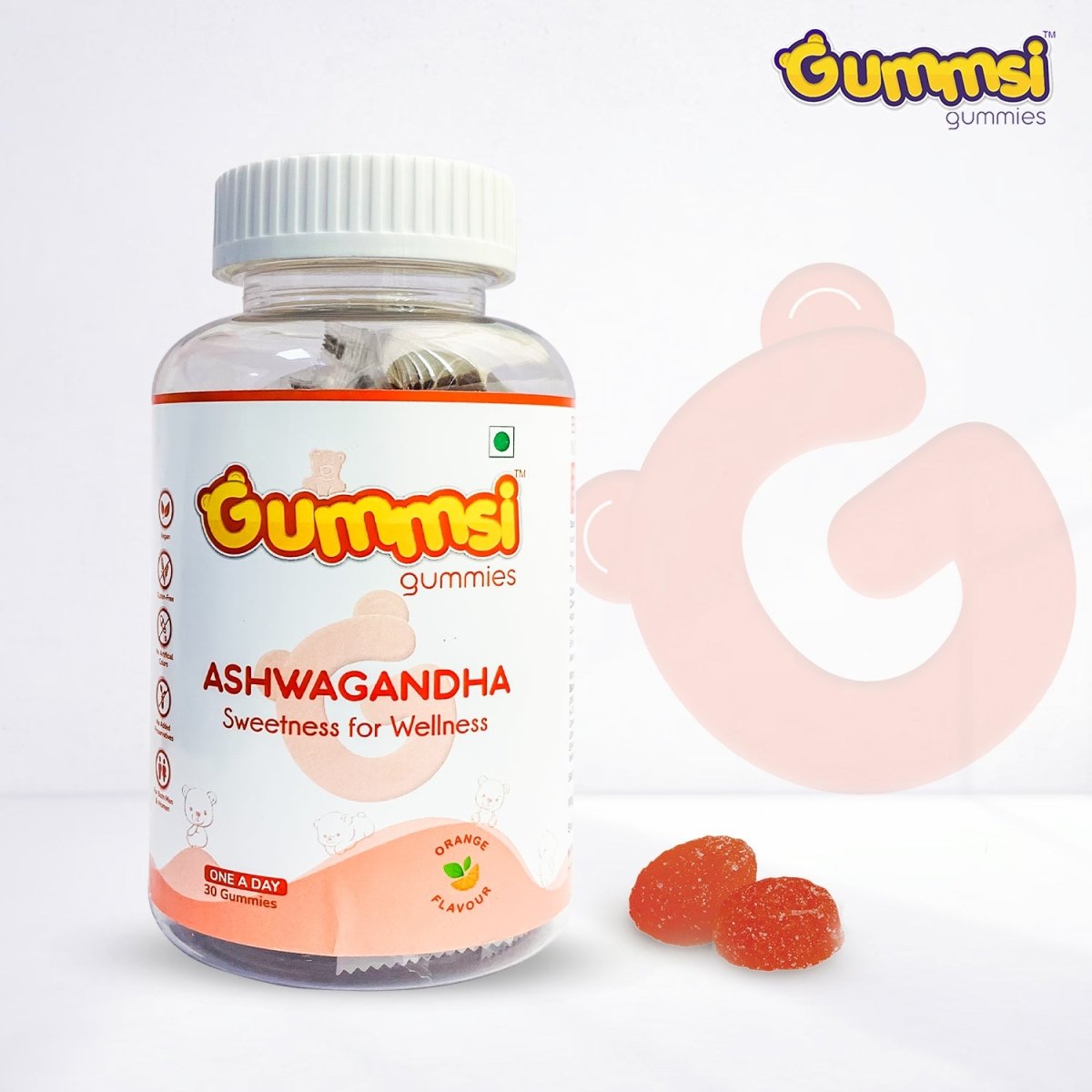 Ashwagandha Gummies | Get 100% Stress and Anxiety Relief - Gummsi