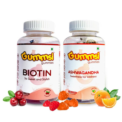 Biotin + Ashwagandha Gummies - Gummsi